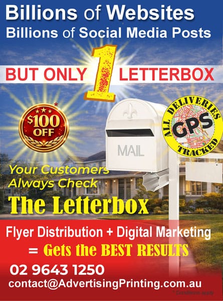 Letterbox distribution promotion