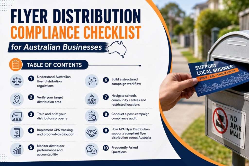 Flyer Distribution Compliance Checklist for Australian Businesses